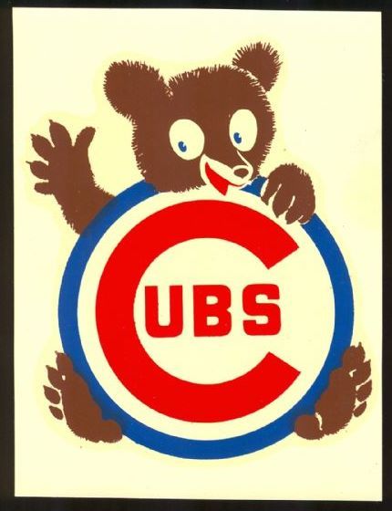 1960s Chicago Cubs Decal
